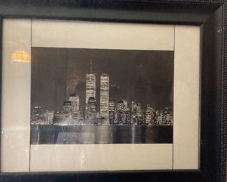 Black and White Photo Skyline 