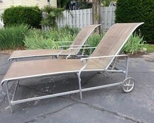 BROWN JORDAN CHAISE LOUNGES