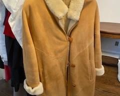 Shearling coat, size Large