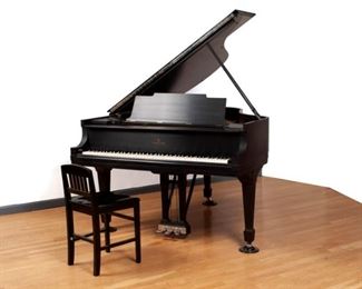STEINWAY MODEL M PIANO WITH SEAT