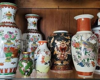 Various Decorative Vases