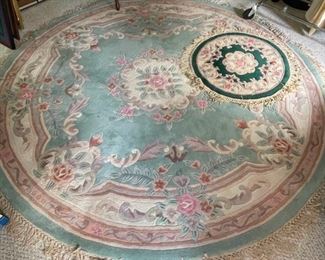 Pair of Round Area Rugs
