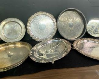 321Silver Plated Trays