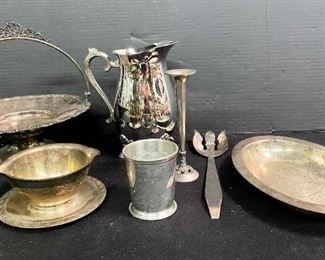 324Misc. Silver Plate Items