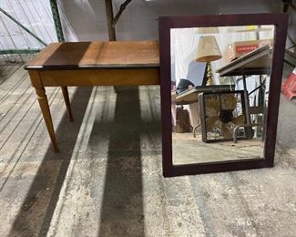 344Piano Bench and Mirror