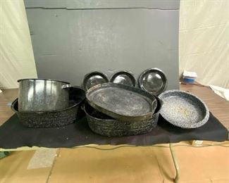 345Enamel Pans and Plates