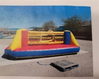 Inflatable Boxing Ring with 2 Sets of Gloves