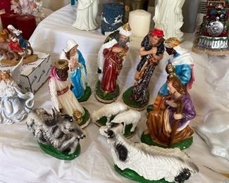 Columbia Statuary Nativity Set, Made in Italy