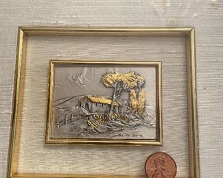 Lastra d'Argento Sterling Silver Framed Picture