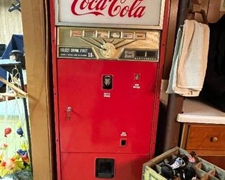 Westinghouse Vintage 1960s Coke Vending Machine