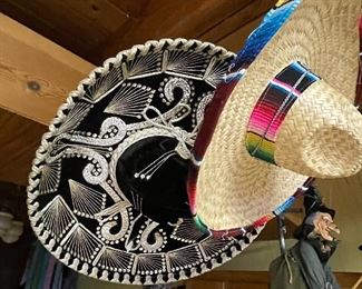 Mariachi and Mexican hats
