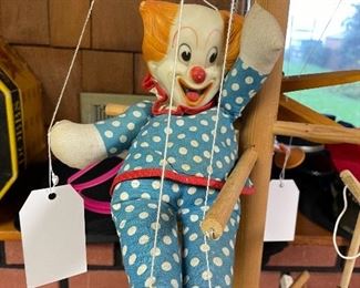 Vintage Bozo the Clown puppet