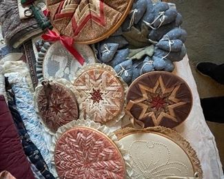 Quilted wall hangings