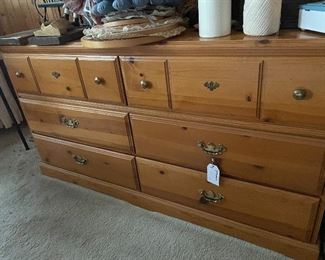 Knotty pine dresser