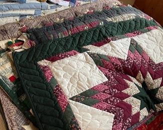 Quilted wall hangings