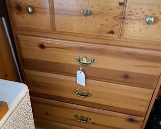 Knotty pine dresser