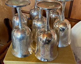 Salem Portugal silverplate glassware