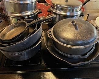 Cast iron pans