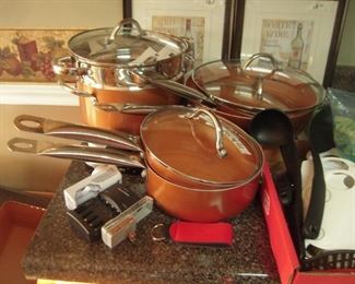 Copper Pan set