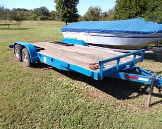 8x18 utility trailer,18 ft Princecraft boat
