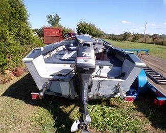 rear view of boat