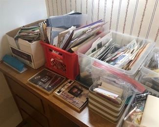 Large amount of craft supplies