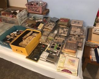 Stamps & craft supplies