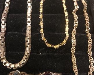 Sterling silver jewelry