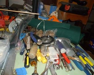 Tools in basement