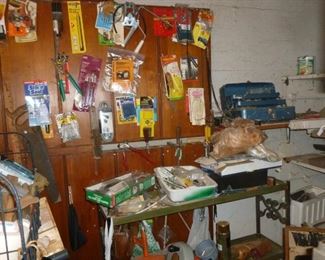Tools in basement