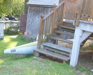 I call it the bomb..."drop tank" fuel tank off of a Convair F-106 Delta Dart Fighter from the 1960s. It's aluminum and very cool!!