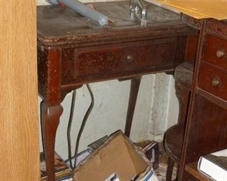 Small mahogany table..in the 'house'