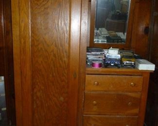 Nice Antique Oak Wardrobe/Dresser..in the 'house'