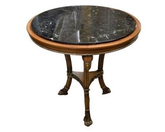 3. Empire Style Circular Occasional Table