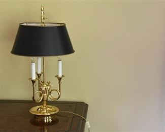 65. Brass Bouillotte Lamp