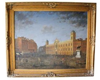 73. Large Artwork In Gilt Frame