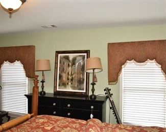 76. ROBB STUCKY Paisley Pattern Curtains