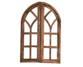 78. Arched Wooden Shutters