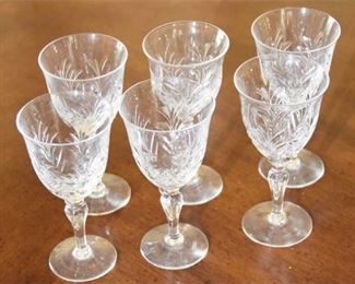 108. Eight 8 Wine Goblets