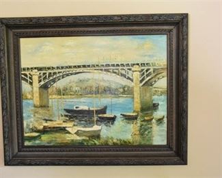 109. Framed Landscape Signed