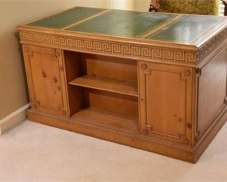 127. SLIGH Furniture Leather Top desk