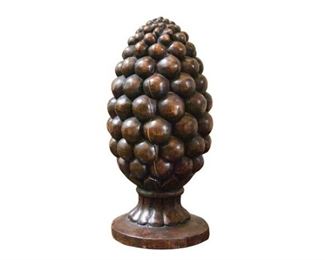 131. Wooden Pine Cone For Decorative Finial