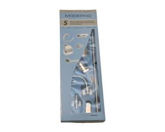 136. MODERNO Five 5 Piece Bathroom Accessory Kit