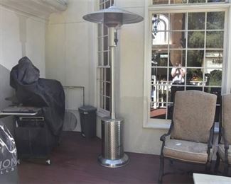 146. Stainless Still Outdoor Heater