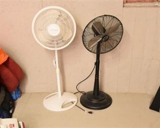 271. Two 2 Standing Fans