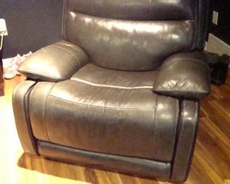 Matching charcoal  recliner.