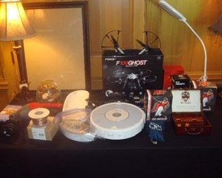 F100 ghost drone, I robot vacuum & other items,