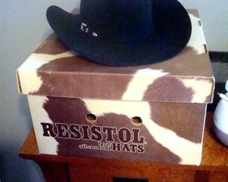 Resistol cowboy hat