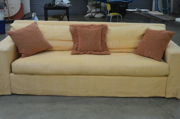 Lg. Yellow Sofa