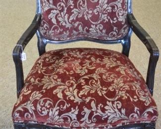 French Upholstered Arm Chair 
